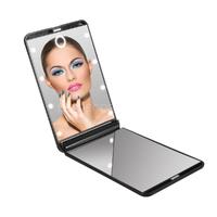 Зеркало для макияжа с подсветкой и увеличением Led Travel Mirror M9 black