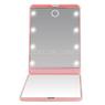 Зеркало для макияжа с подсветкой и увеличением Led Travel Mirror M9 pink